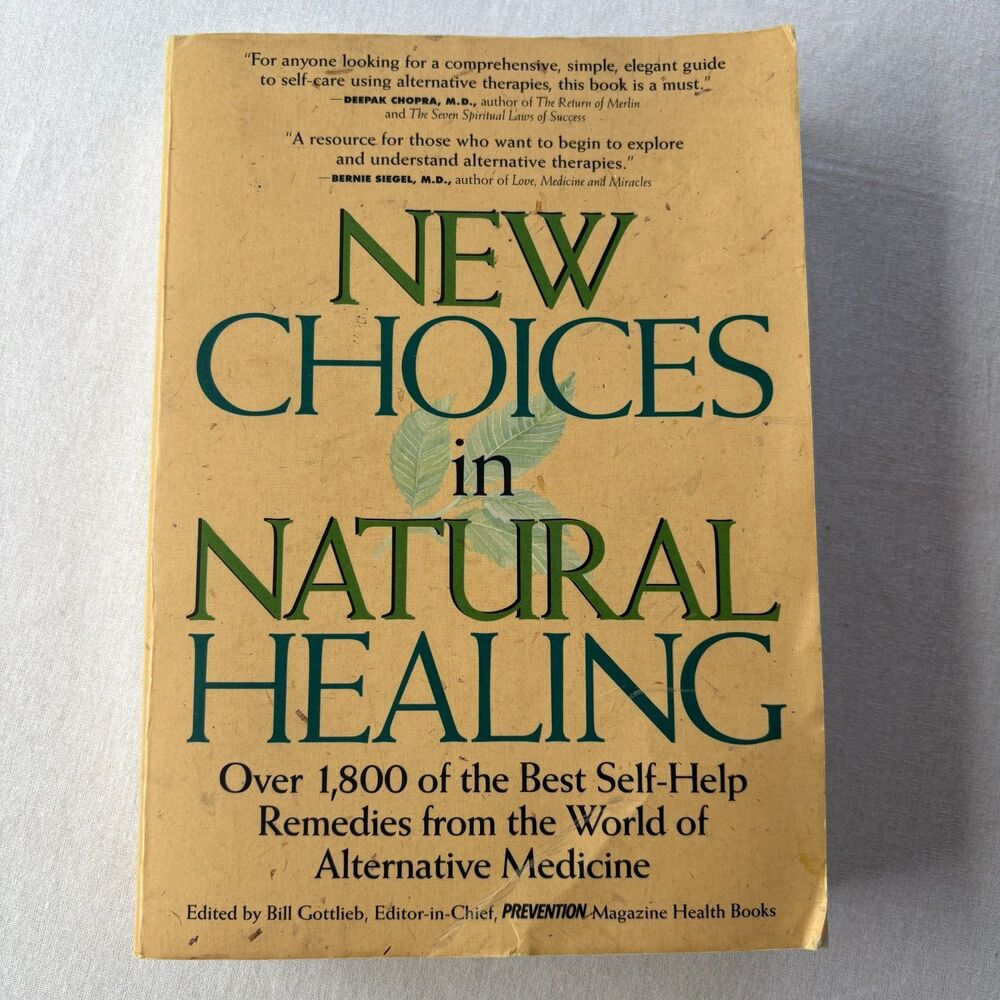 Vintage 1995 New Choices in Natural Healing Bill Gottlieb Paperback